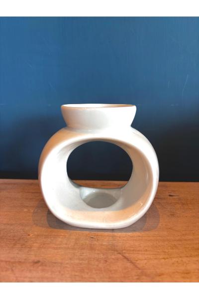Ceramic Oil Burner - White (OB-W-C)
